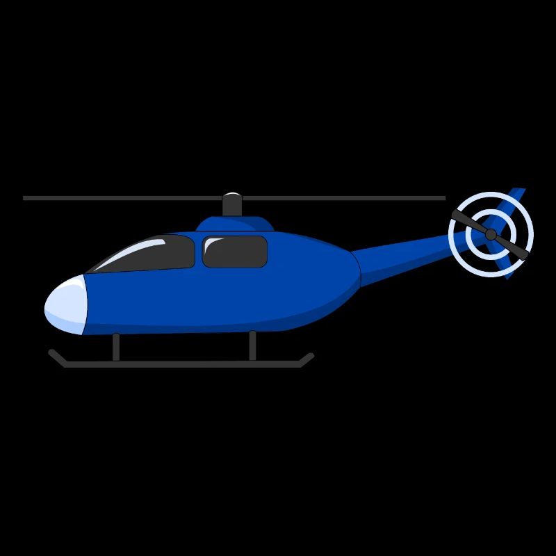 Bleu hélicoptère