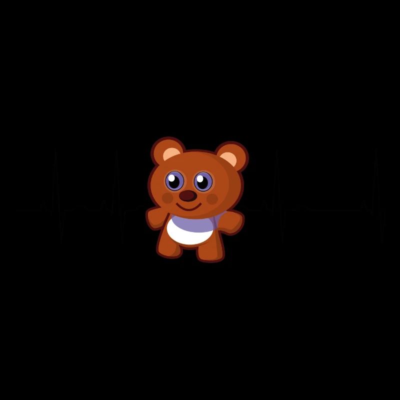 Teddy bear heartbeat