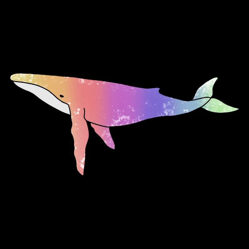 Wal Regenbogen Version