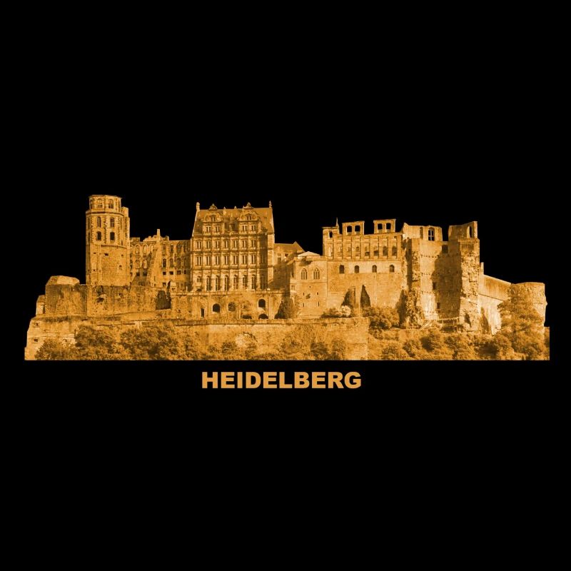 Ruines du château de Heidelberg Bade-Wurtemberg