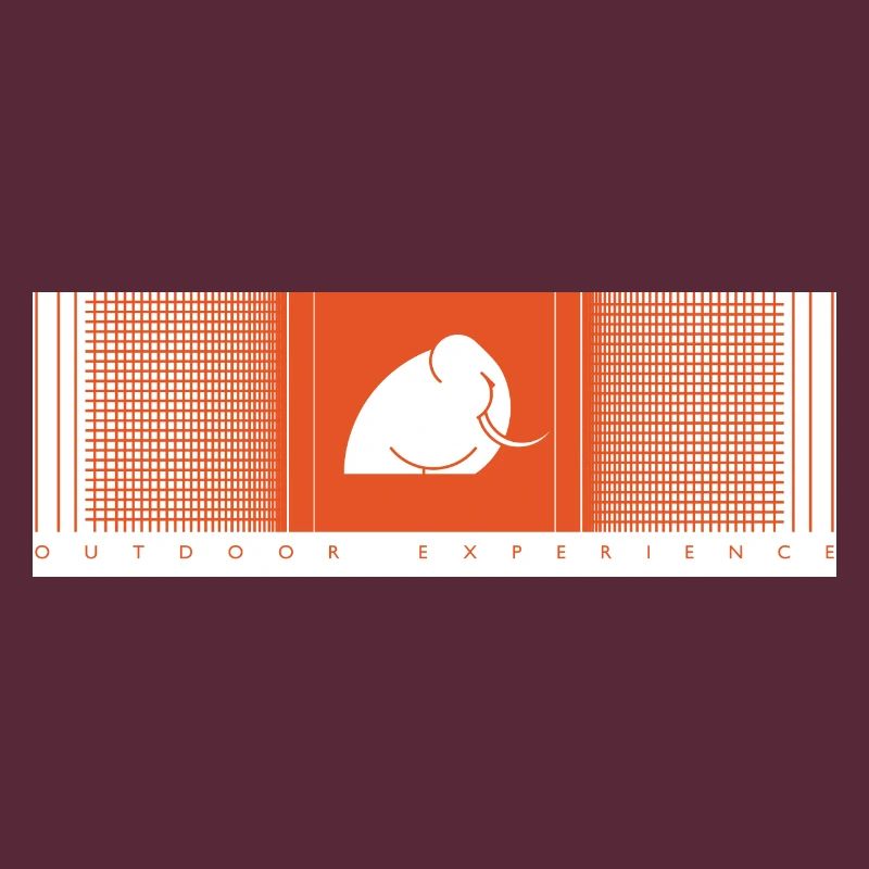 Mamood gradient check pattern orange