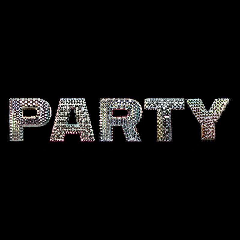 80s Party DISCO lettering disco ball look dancing