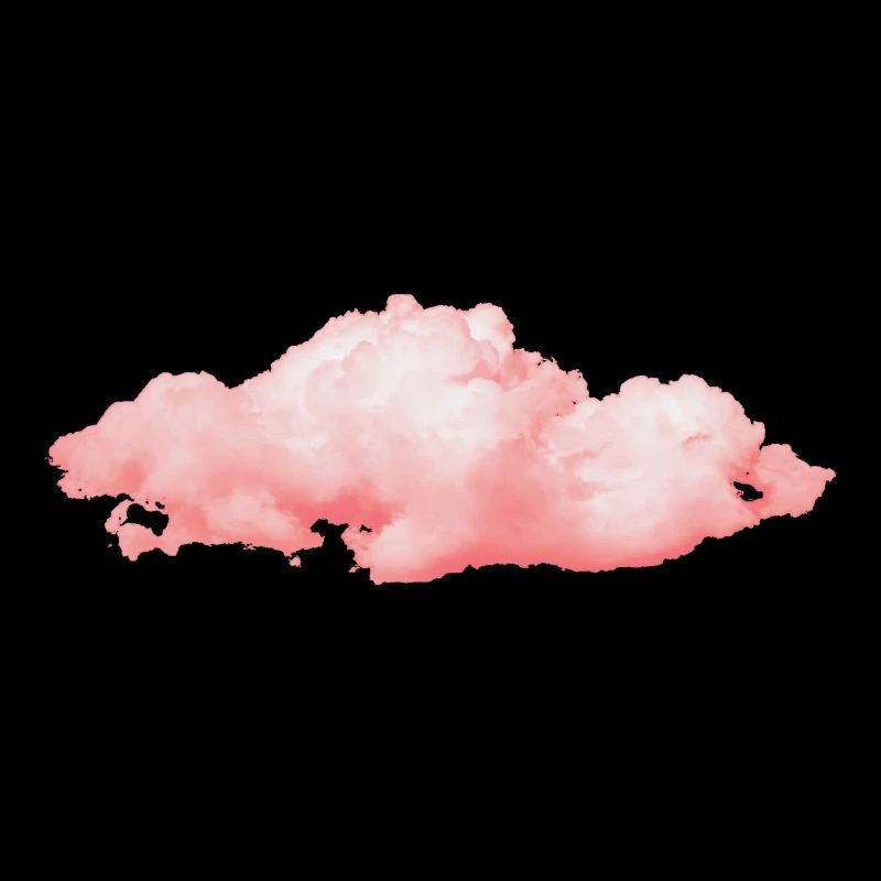 rosy fluffy cloud