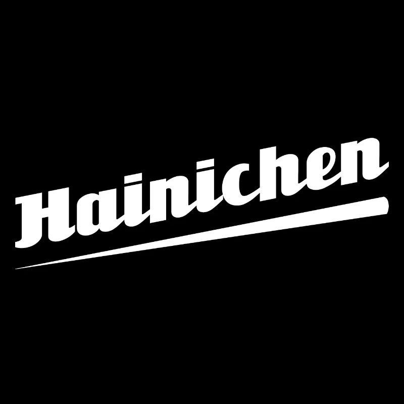 Hainichen - Conception de texte avec des noms de villes