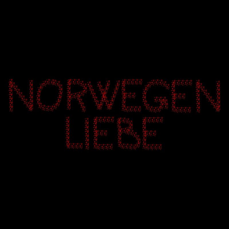 L’amour de la Norvège dans le script du coeur