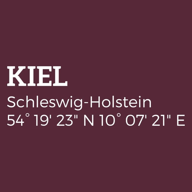 Kiel Schleswig-Holstein coordinates