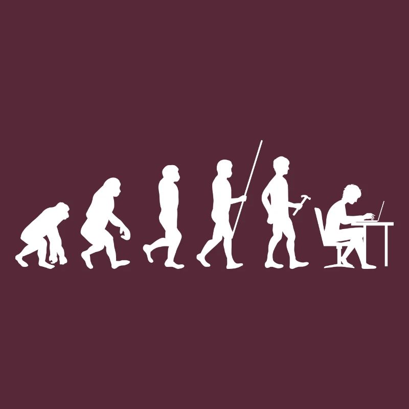Evolution Work Man Funny Worker Humor