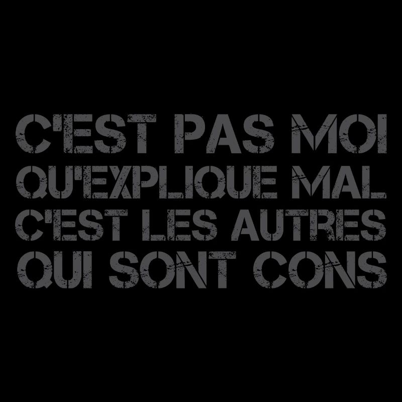C'est pas moi qu'explique mal