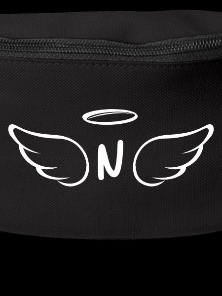 Letter n angel wings
