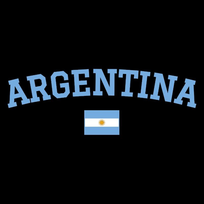 Argentina Flag Design Blue