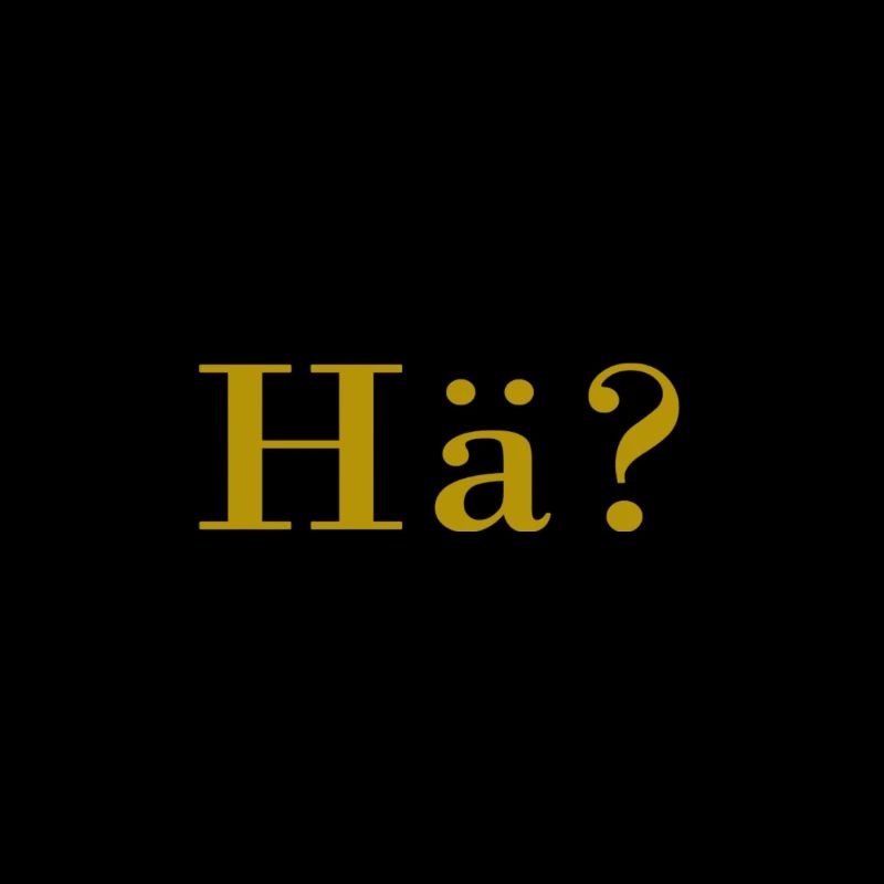 Huh? The question in gold.