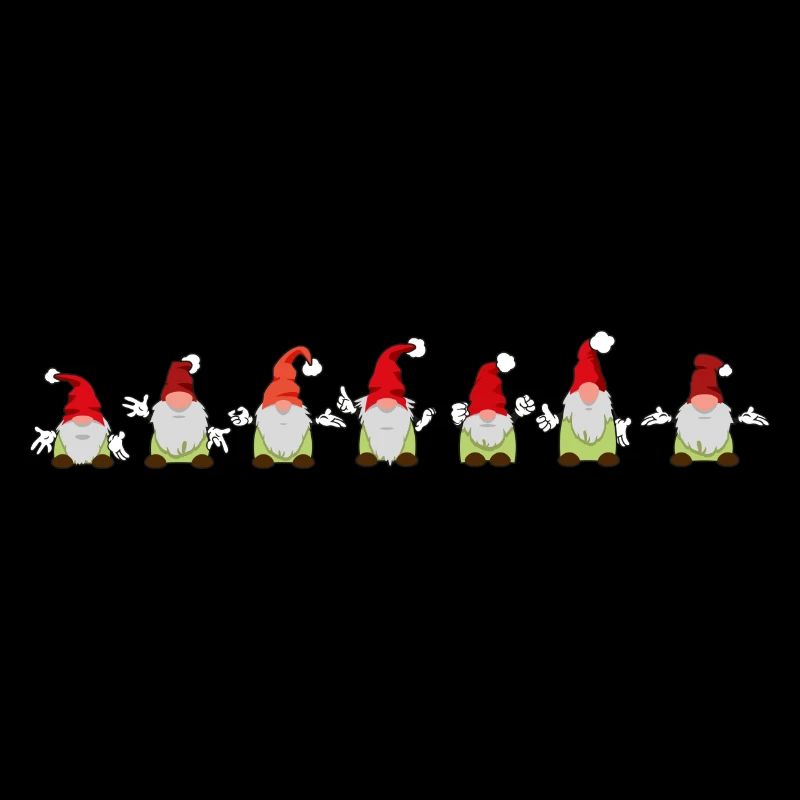 sept elfes de Noël