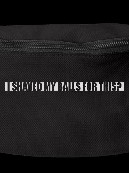 I shaved my balls