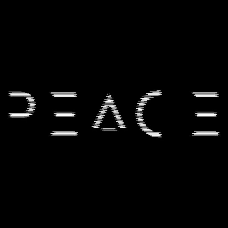 Peace for all - white