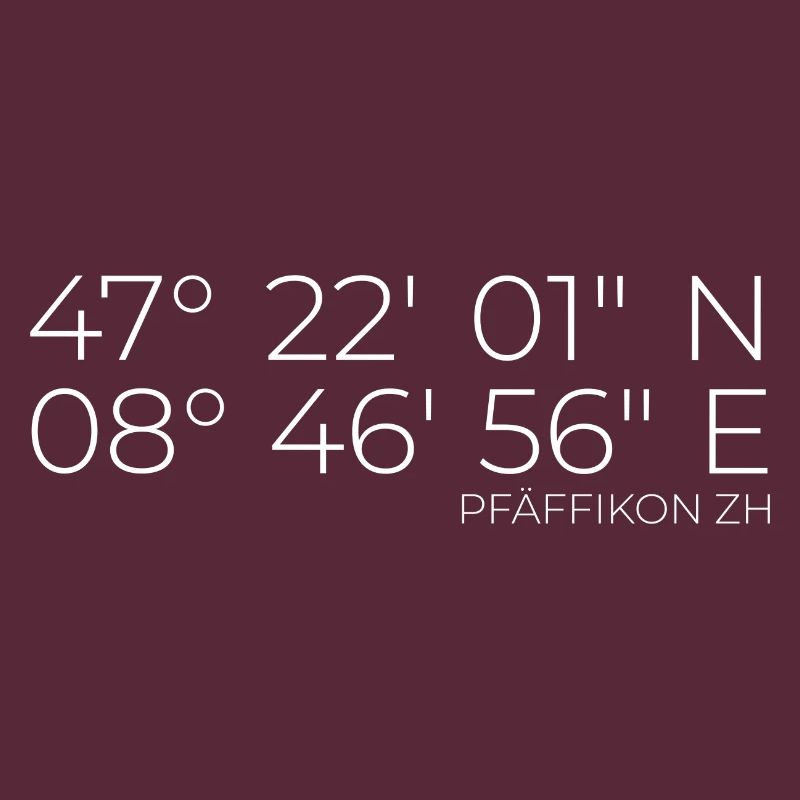 Coordinates Pfäffikon ZH Zurich