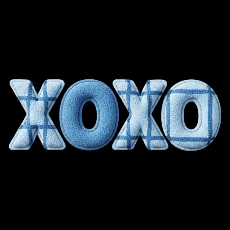 XOXO Patchwork Look mit Stoff Optik