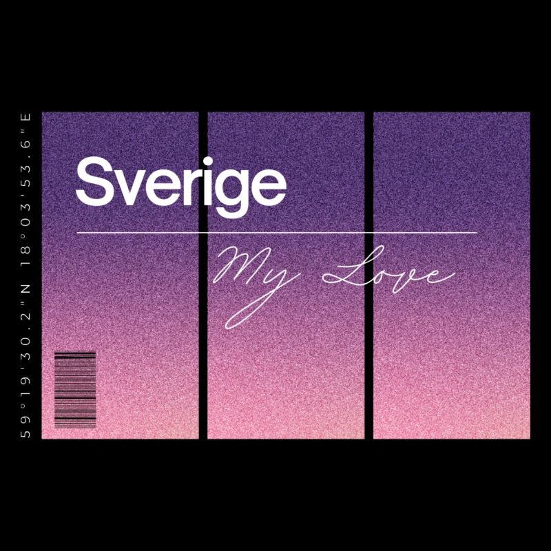 Sverige, my love. Souvenir WITH GPS data