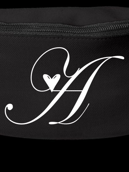 Monogram A Heart Vine