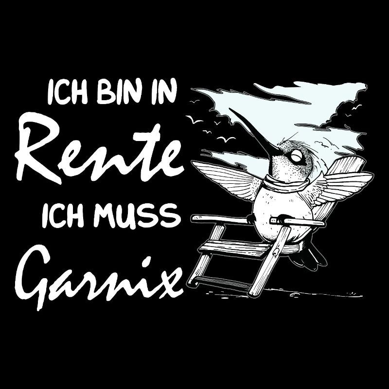 Lustiges deutsches Ruhestandsdesign