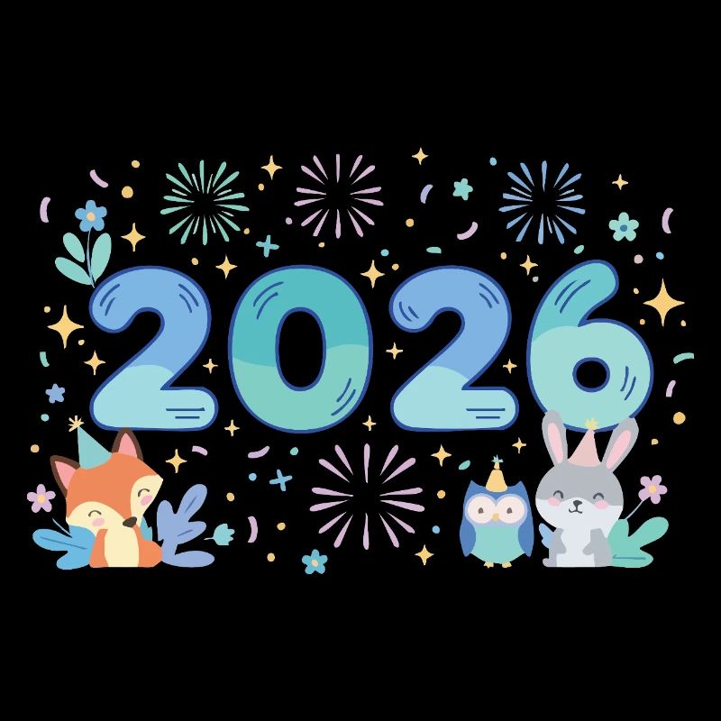Conception de la célébration du réveillon du Nouvel An 2026