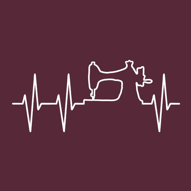 Sewing sewing machine DIY needle thread yarn heartbeat