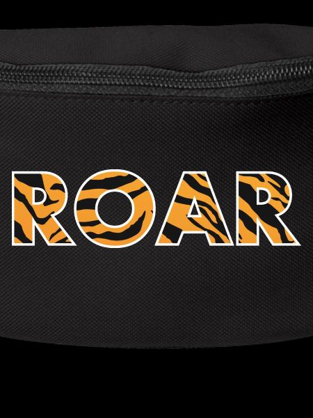ROAR roar lettering tiger mønster striber