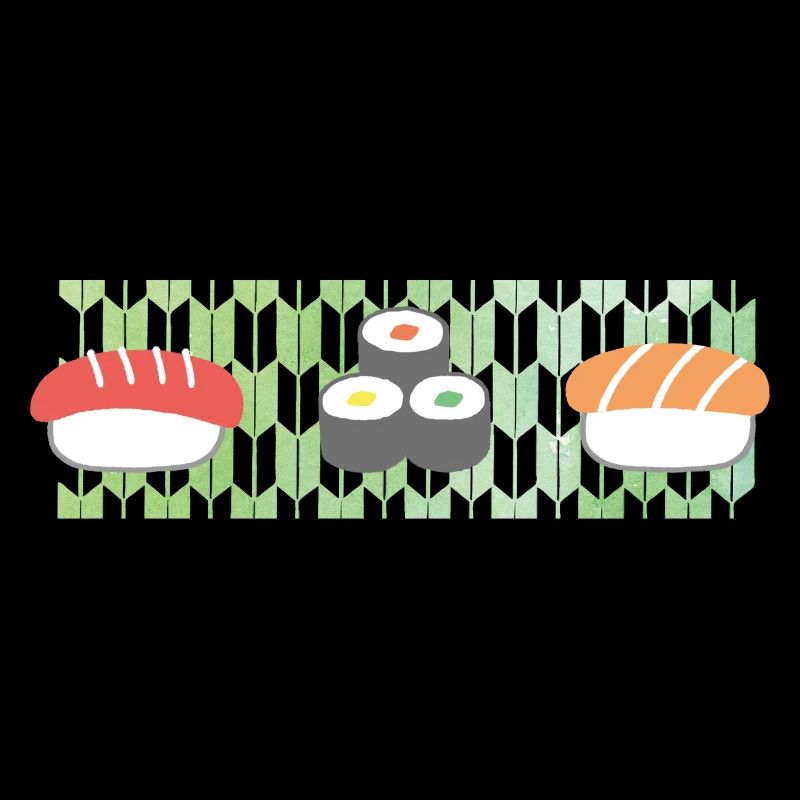 Sushi: Aquarell Wagara