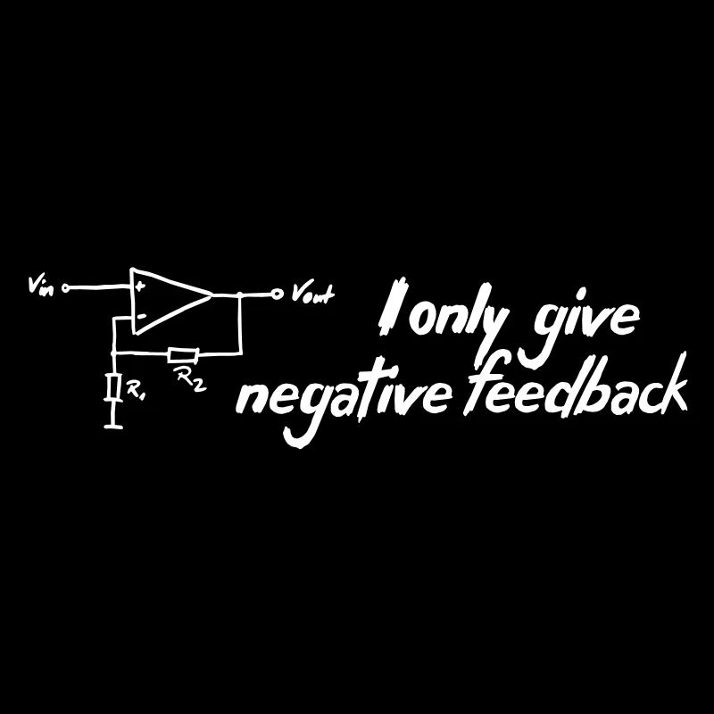 I only give negative feedback