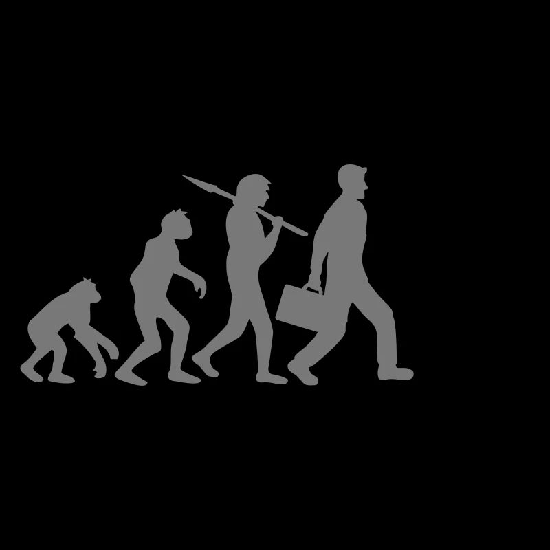 chapeau de stock de singe d'évolution retour grand-père grand-père