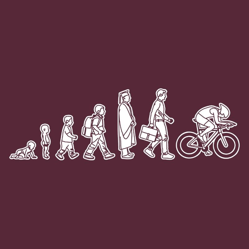 Evolution eines Radfahrers