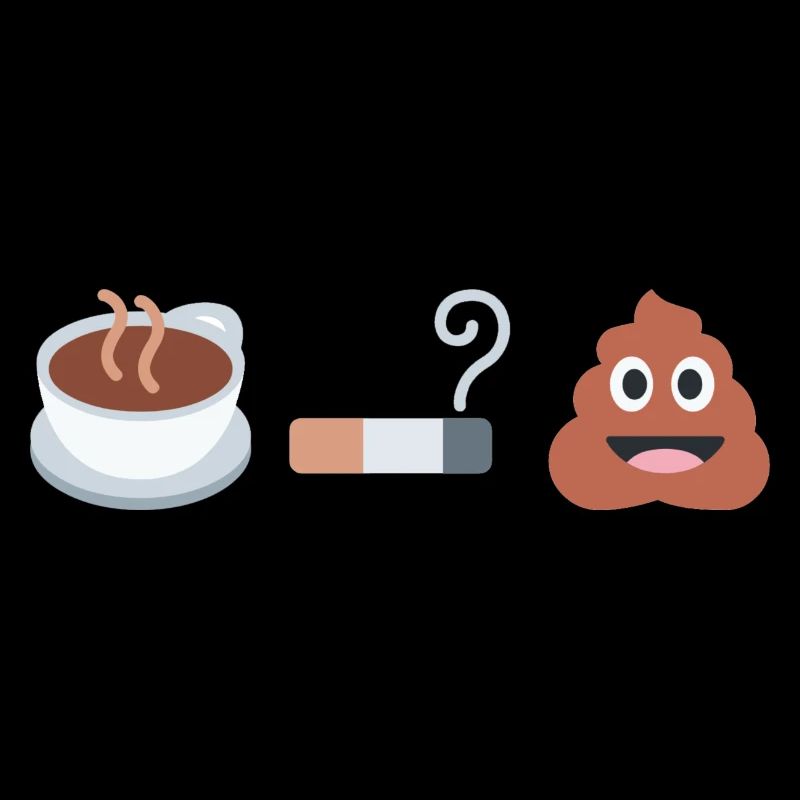 Café, cigarette, biscuit