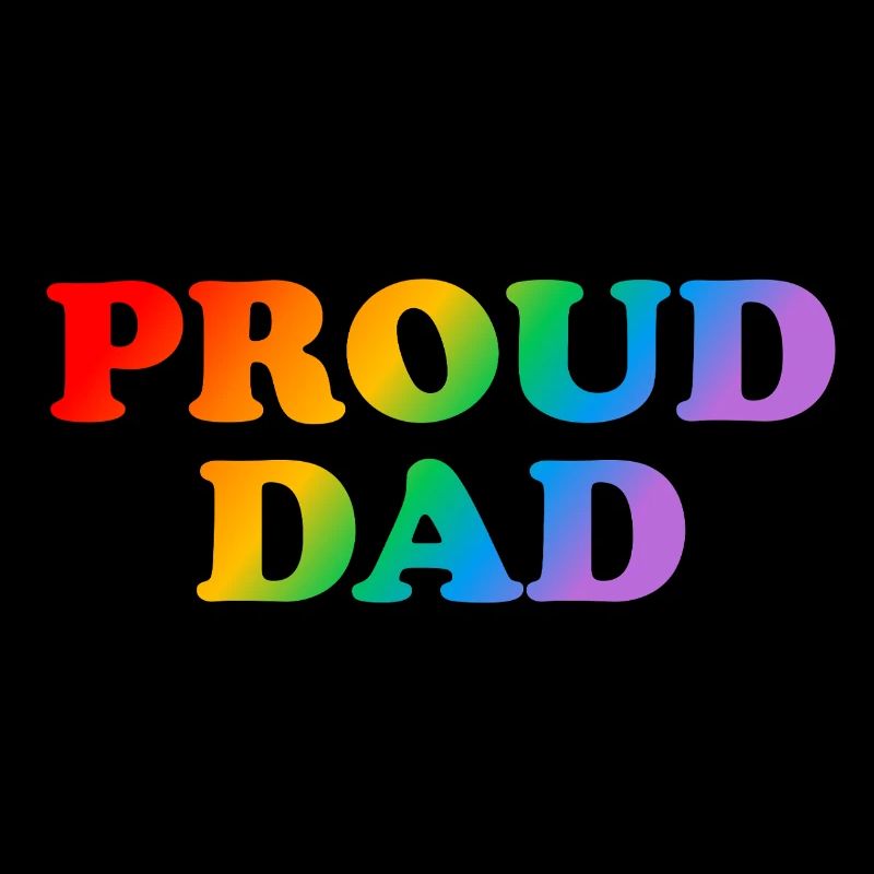 Stolzer Vater LGBTQ Stolz Eltern