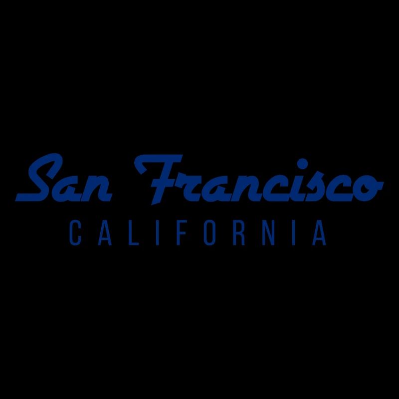 San Francisco California Flat Design
