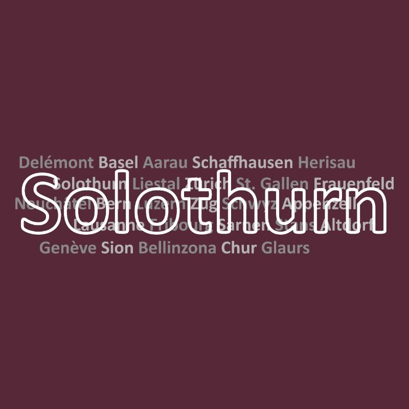 Schweizer Städte Solothurn