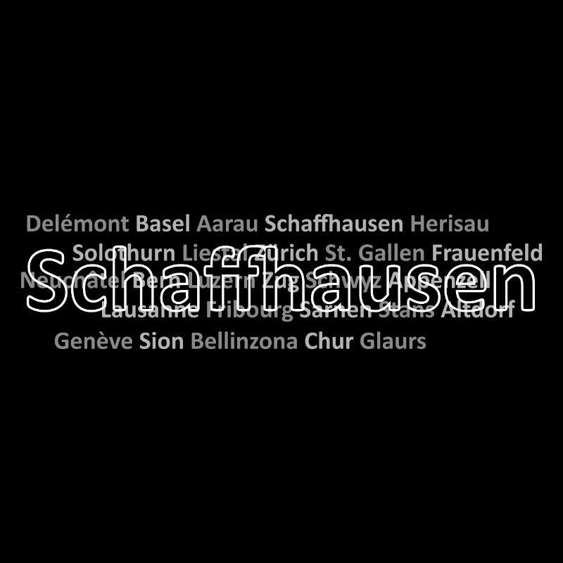 Schweizer Städte Schaffhausen