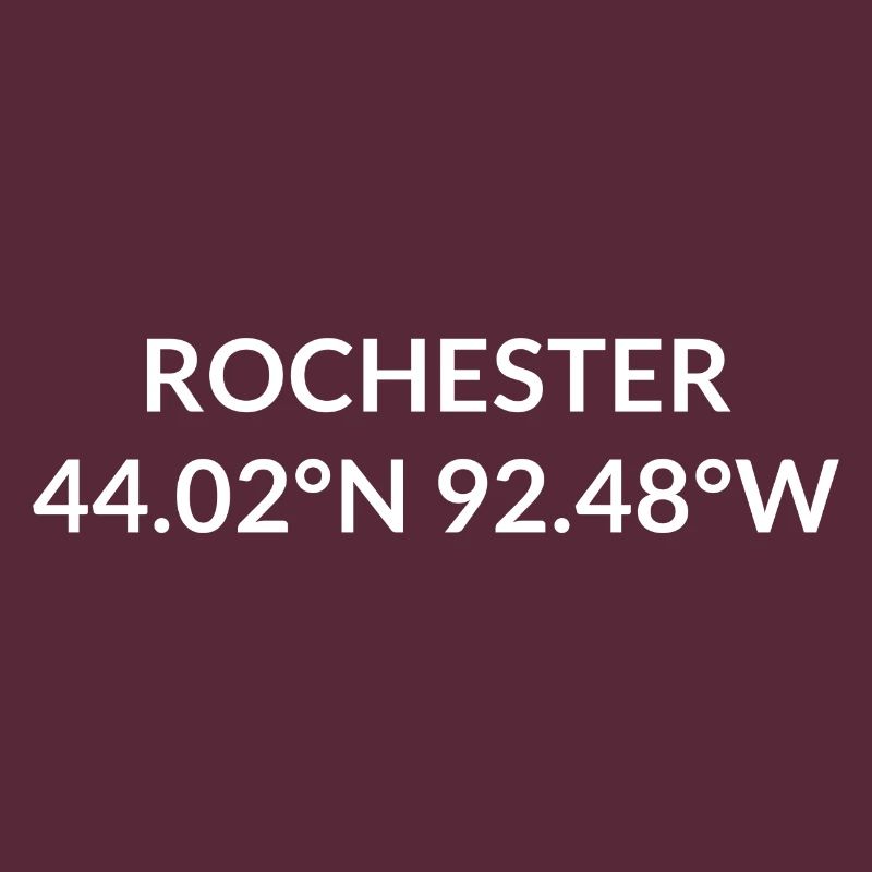 Rochester, Minnesota, USA Coordinates