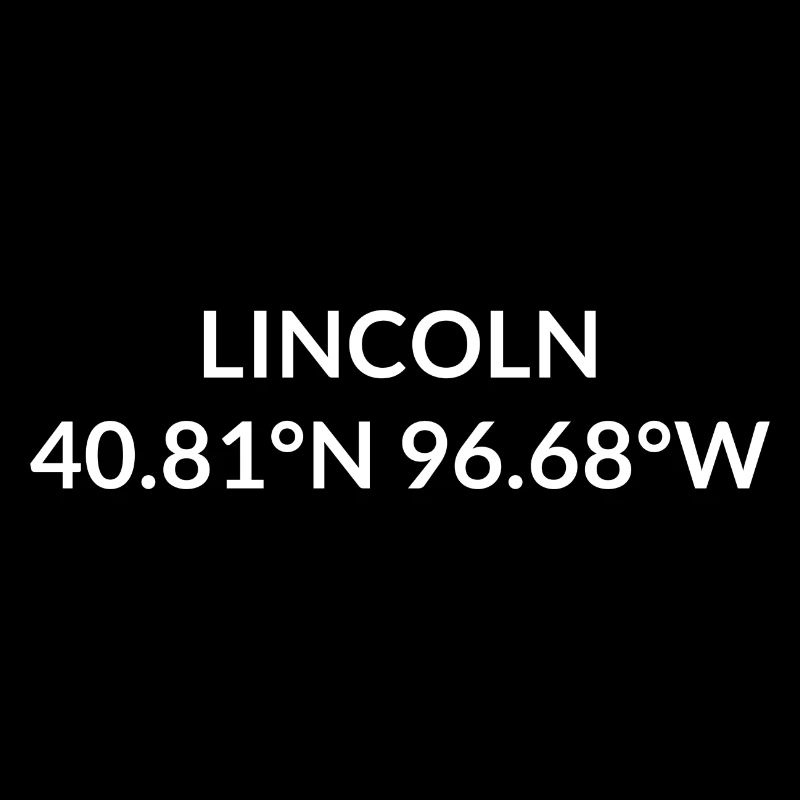 Lincoln, Nebraska, USA Coordinates
