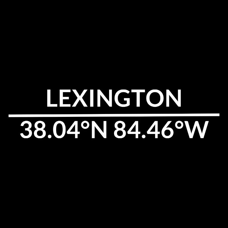 Lexington, Kentucky, USA Coordinates
