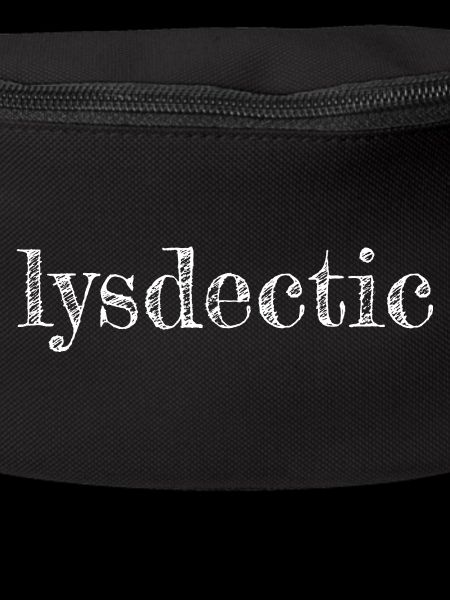 Lysdektische Grunge-Typografie