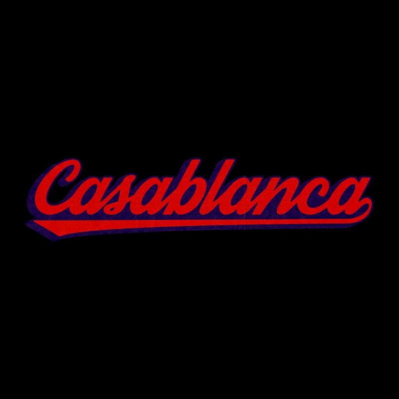 Script rétro néon dans l’ambiance Casablanca