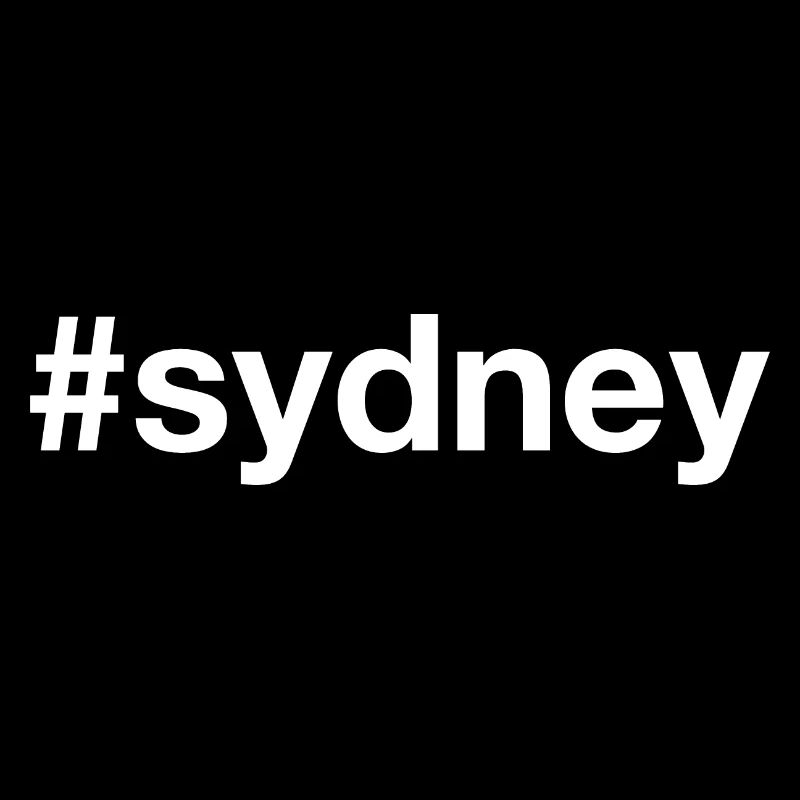 SYDNEY Australien Hashtag