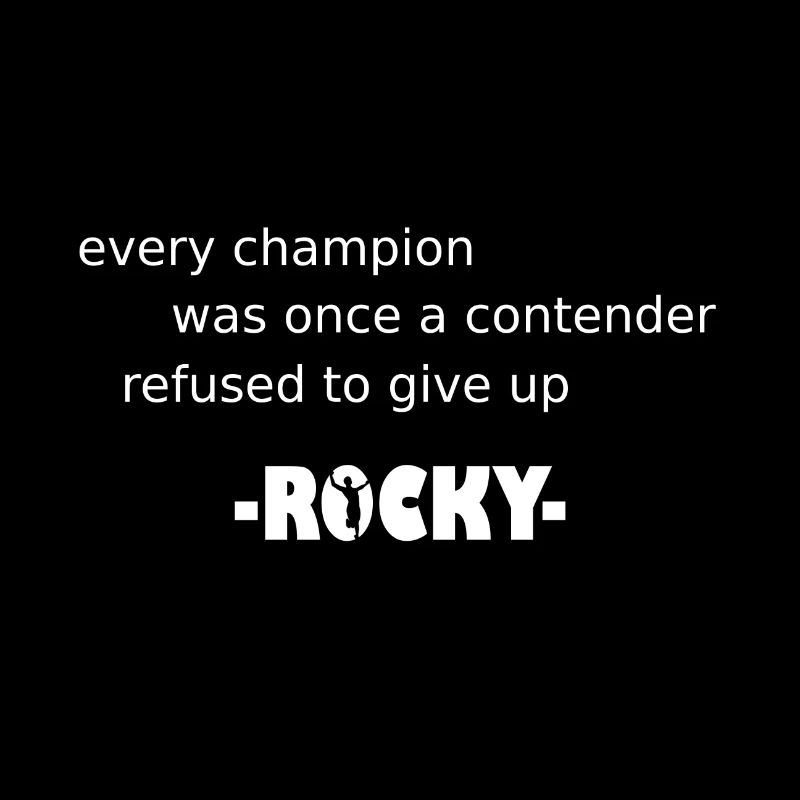 Rocky Quote Movie Quotes Boxe Boxe