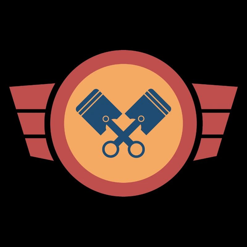 Zweitakt Liebe - Simson Retro Logo Design