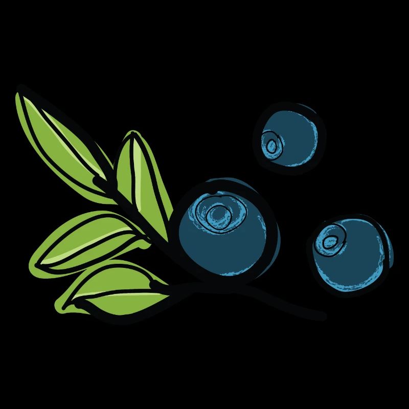 Bilberries fruit