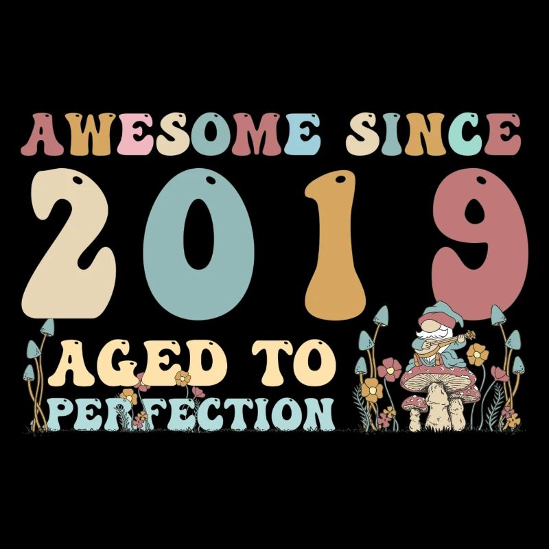 Awesome since 2019 - 4th Birthday - 2023 Groovy