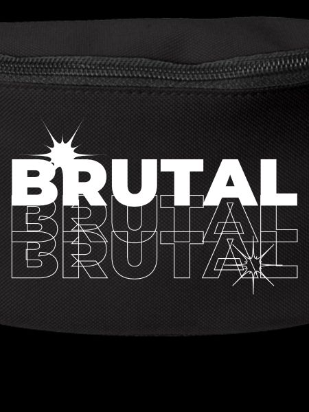 Brutal Echo Geometric Print