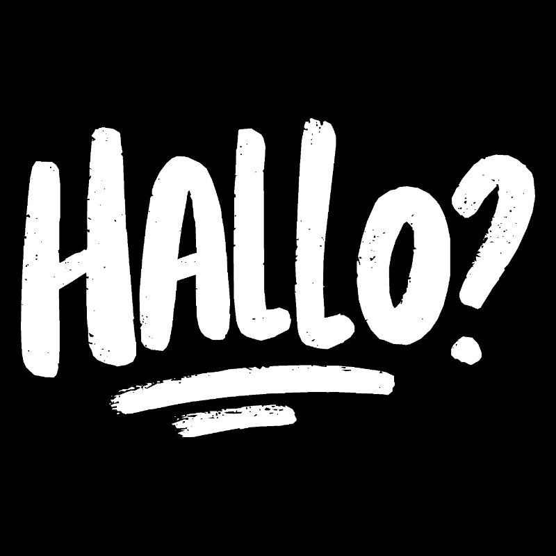 Hello? -white