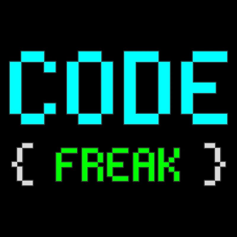 T-shirt néon Pixel Code Freak