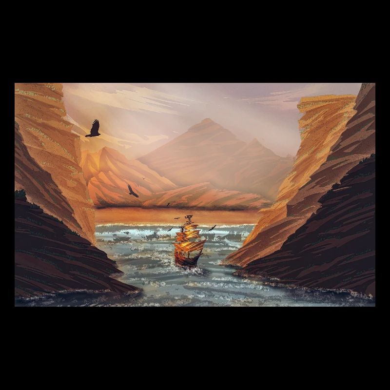Journey to Dawn in Cliffs