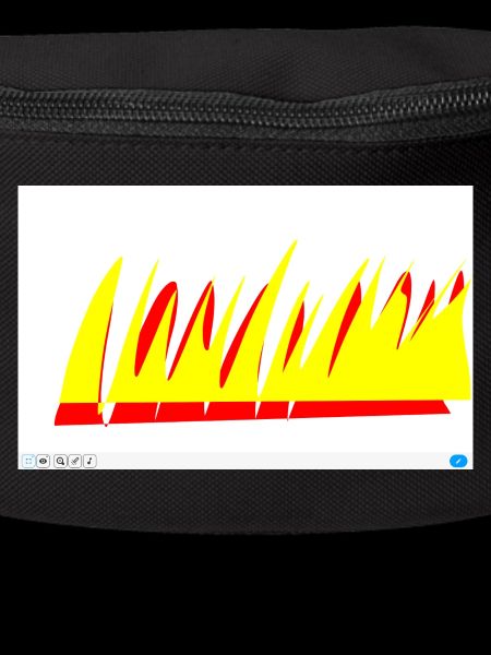 Flame Lines Yellow-Red